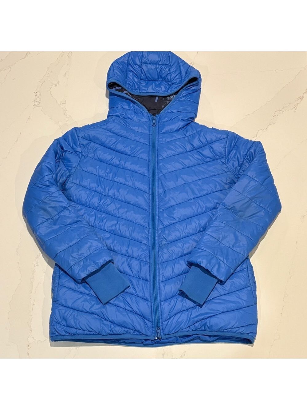 Aerie Vibrant Blue Puffer Jacket Packable XS/S